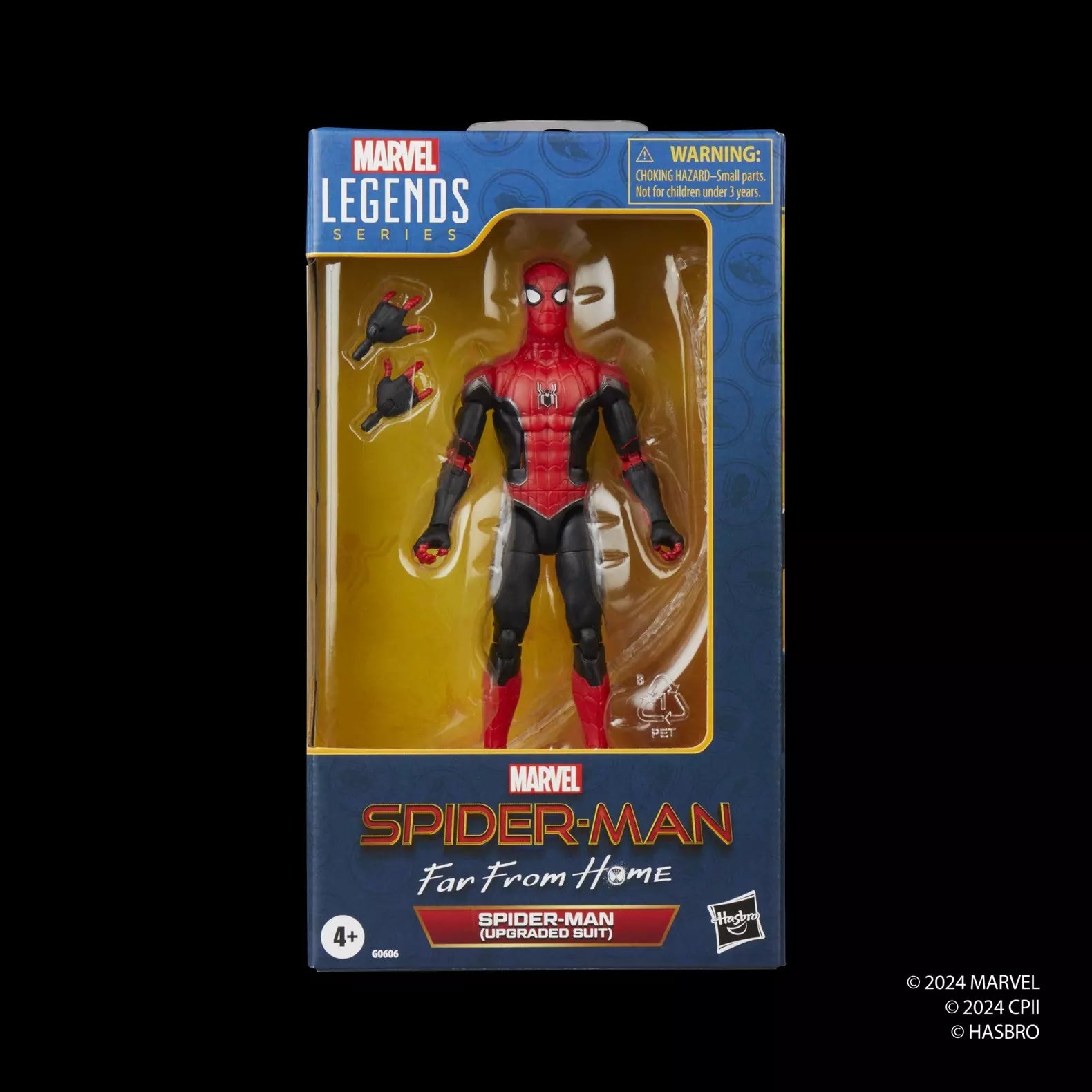 marvel legends series spider man upgraded suit hasbro