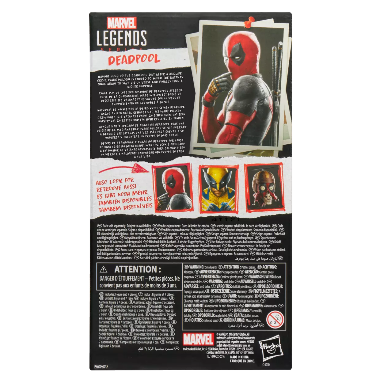 marvel legends series deadpool