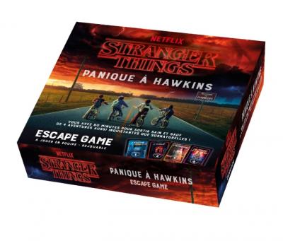 STRANGER THINGS Coffret Escape Game Panique à Hawkins