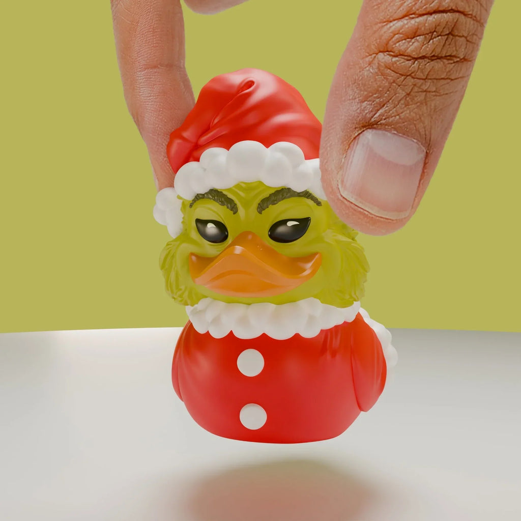 Grinch-Ente als Weihnachtsmann (Mini-Edition)