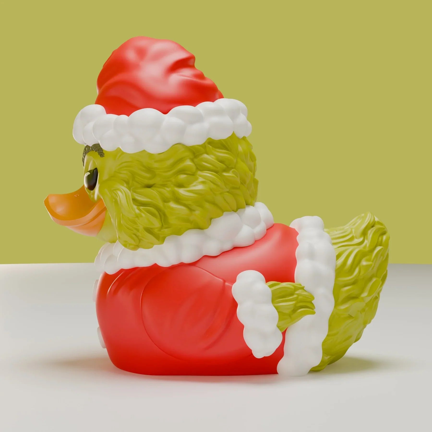 Grinch-Ente als Weihnachtsmann (Mini-Edition)