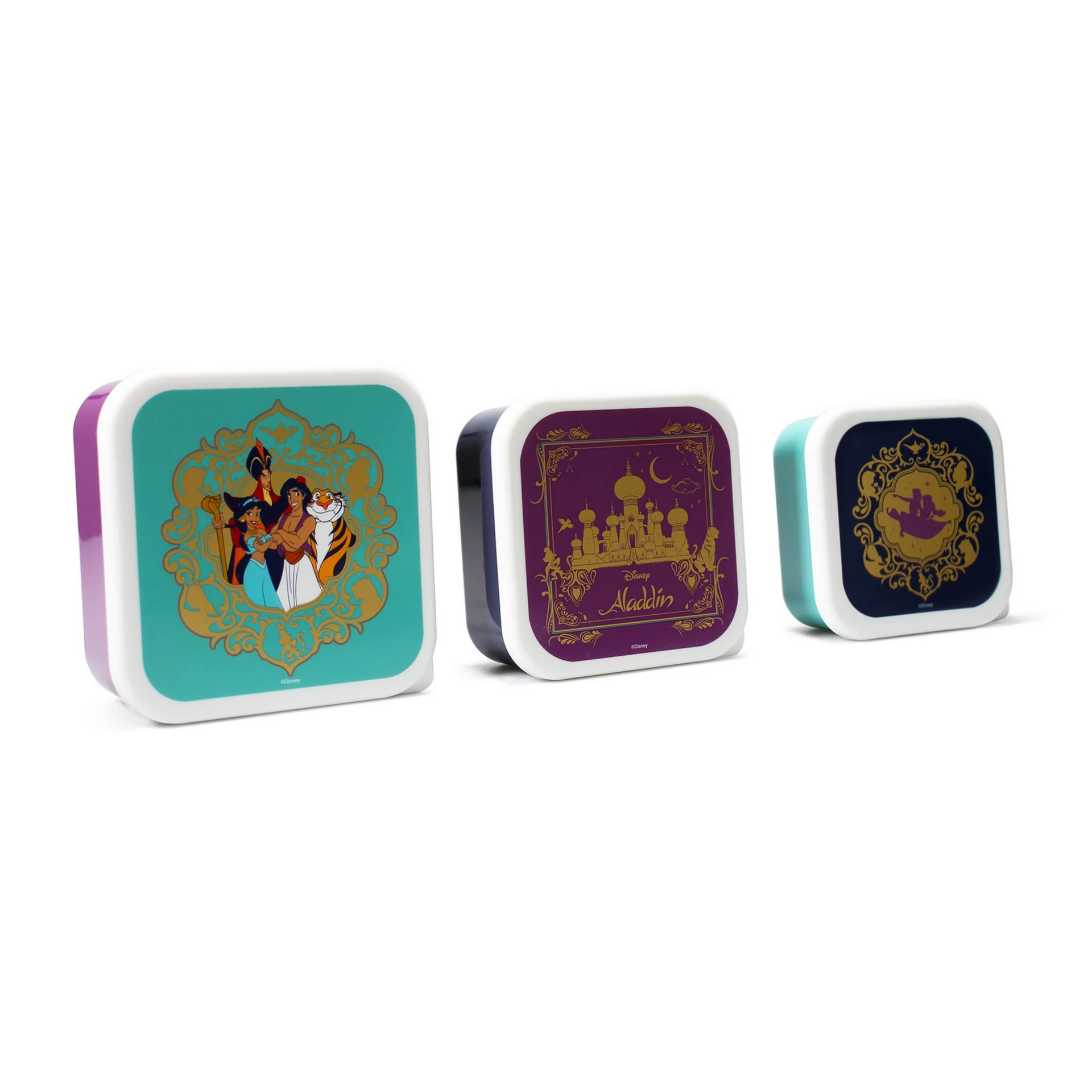 3er-Set Disney Snackboxen - Aladdin
