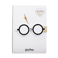 Harry Potter jegyzetfüzet – Villám és szemüveg dombornyomott mintával 