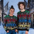 Pull de Noël Harry Potter - Maisons de Poudlard