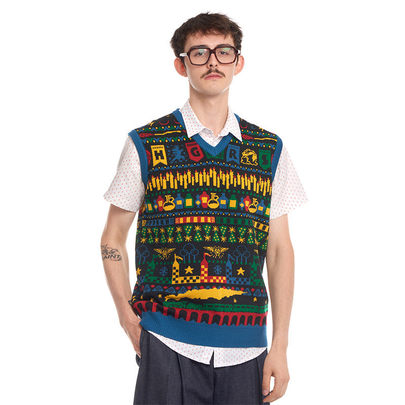 Débardeur de Noël Tricoté Harry Potter