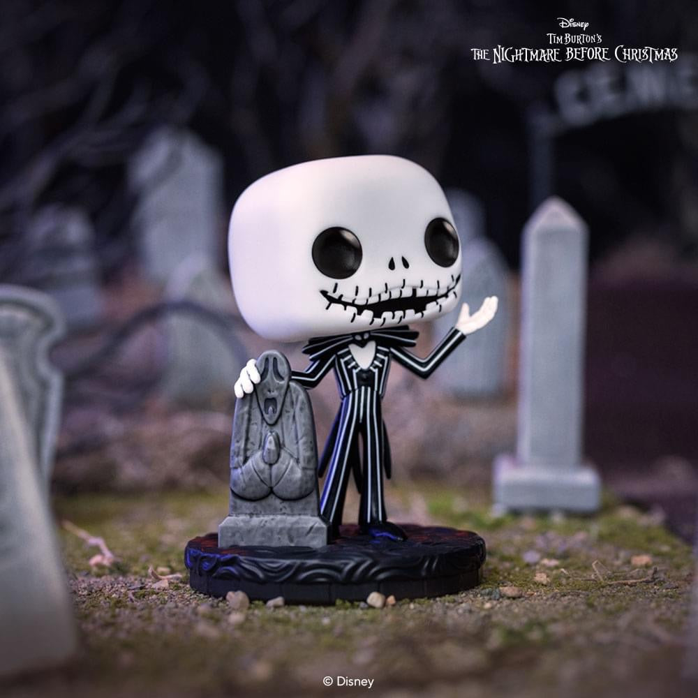 Jack Skellington avec Pierre Tombale