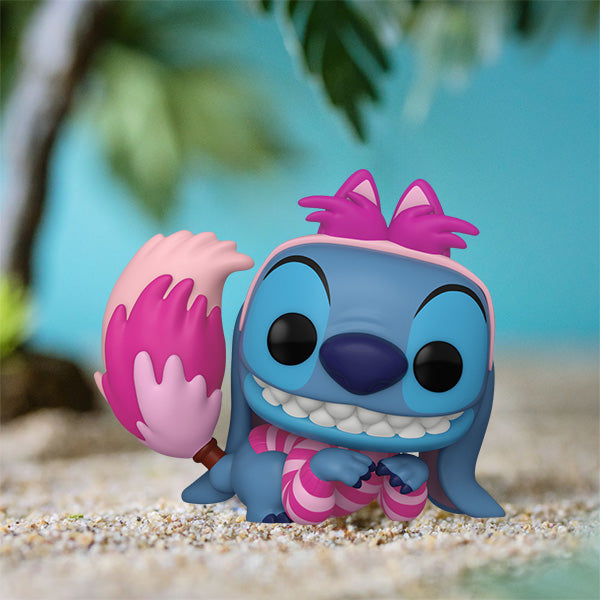 Stitch en Chat du Cheshire