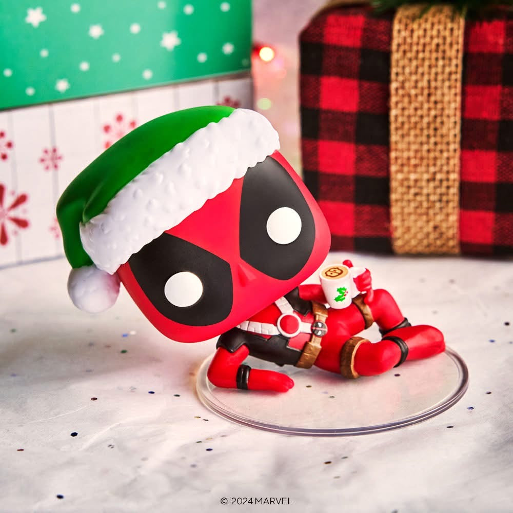 Pop! Deadpool with Hot Chocolate (Holiday) 1442 Marvel Christmas – Canard Geek