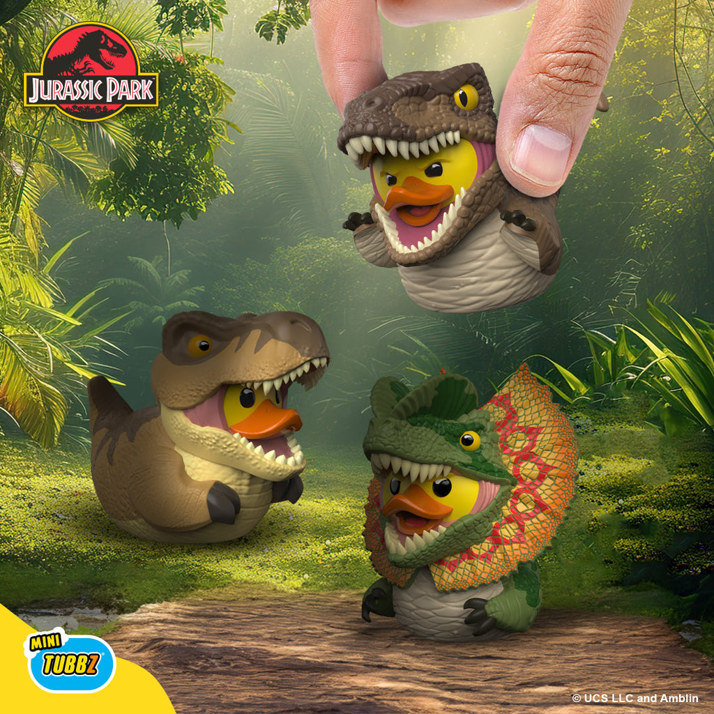 jurassic park velociraptor tubbz mini edition