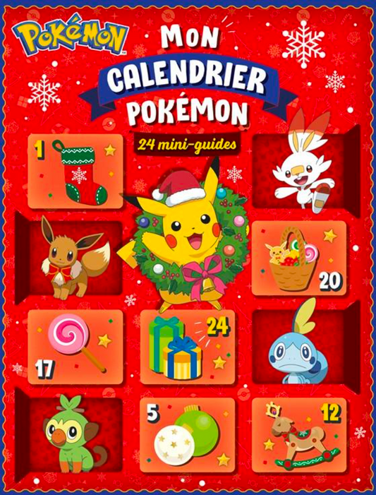 POKEMON Calendrier de l'Avent grand format 24 mini-guides