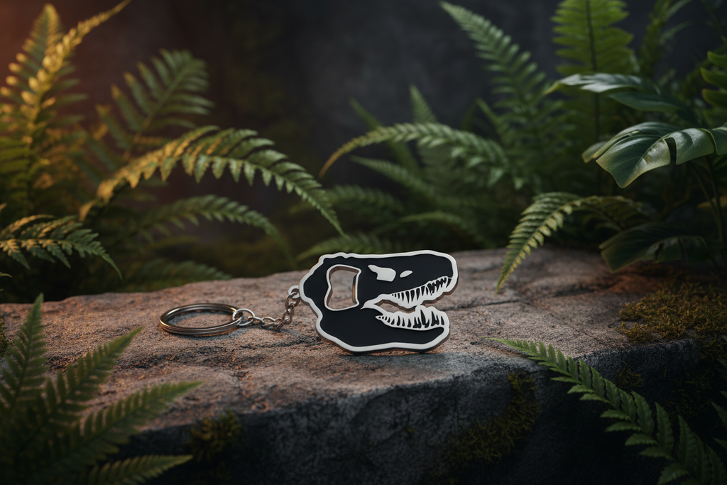 Porte-clés décapsuleur Jurassic Park - T- Rex