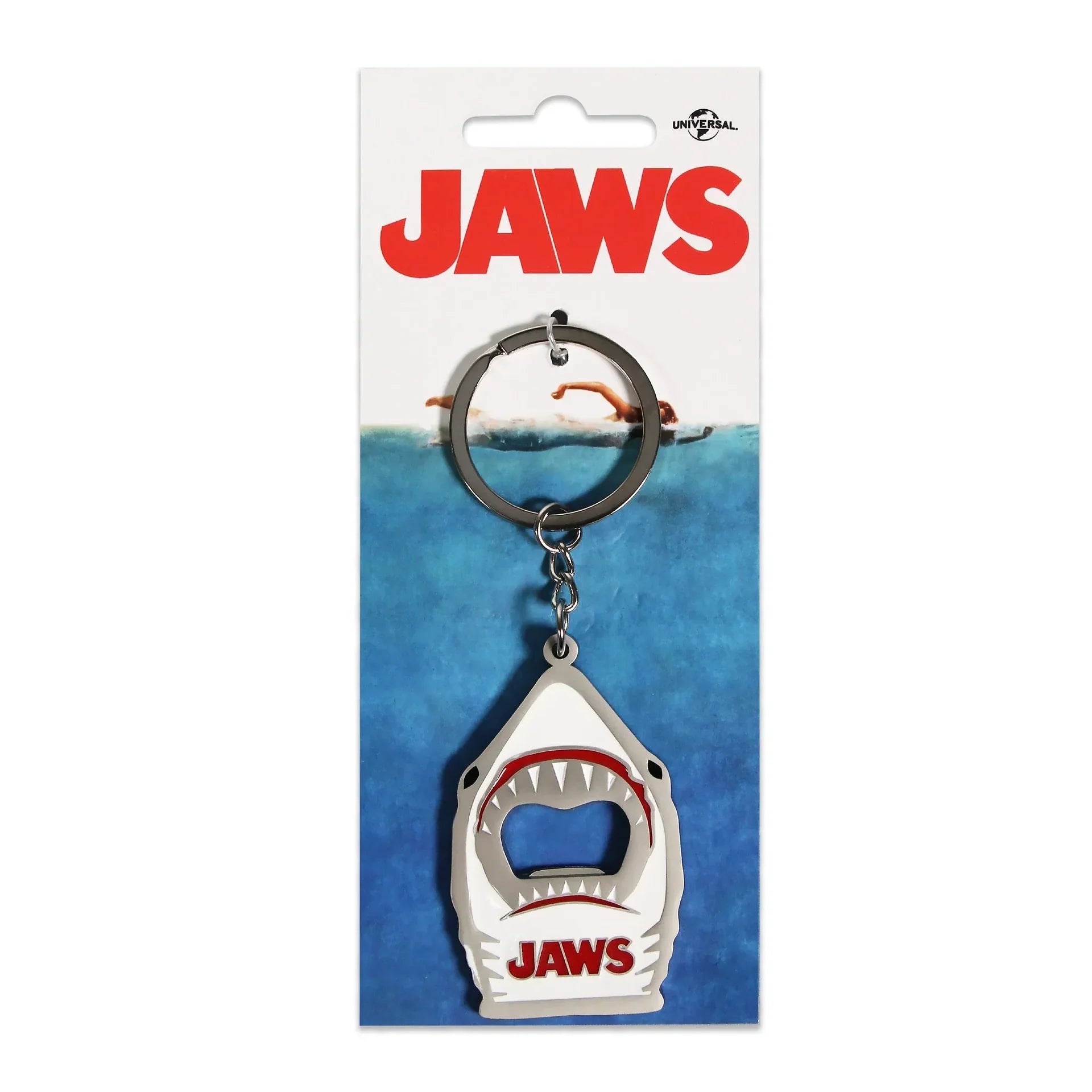 Klíčenka s otvírákem na lahve Jaws 