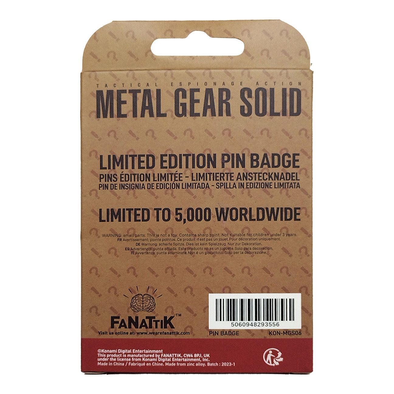 Pin’s Metal Gear Solid  - Foxhound
