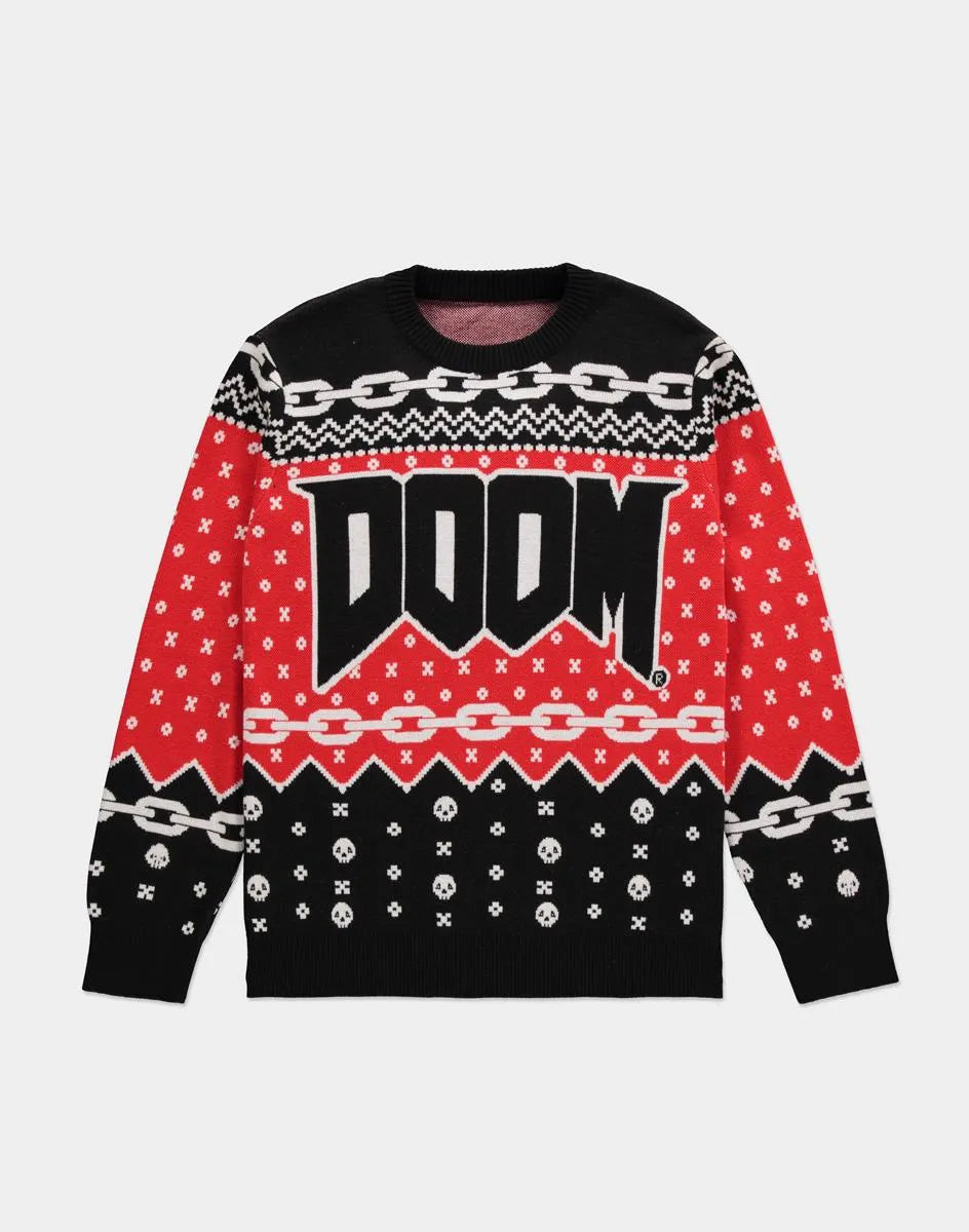 Sweter świąteczny Doom 