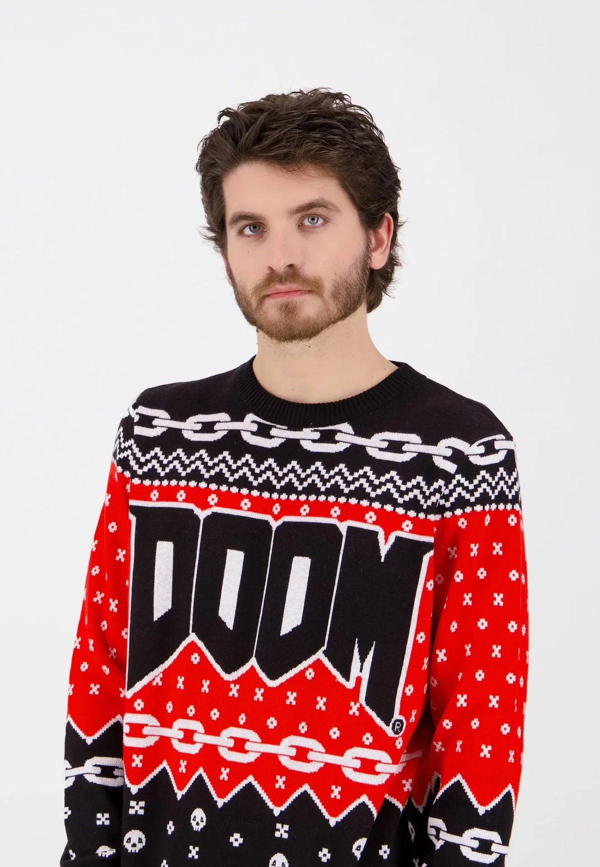 Pull de Noël Doom – vue produit 4