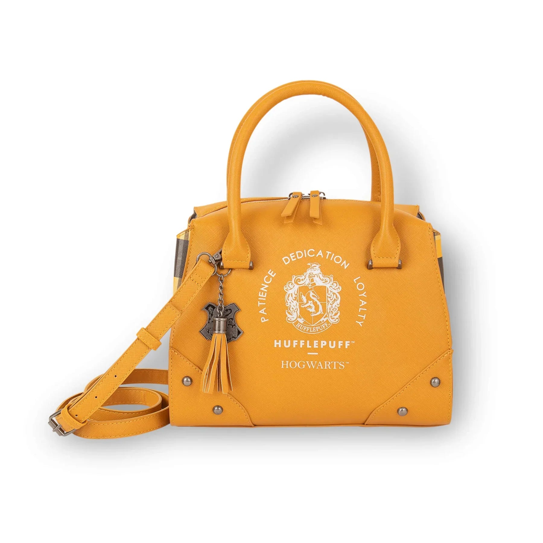 Borsa a mano di lusso a quadri di Harry Potter - Tassorosso