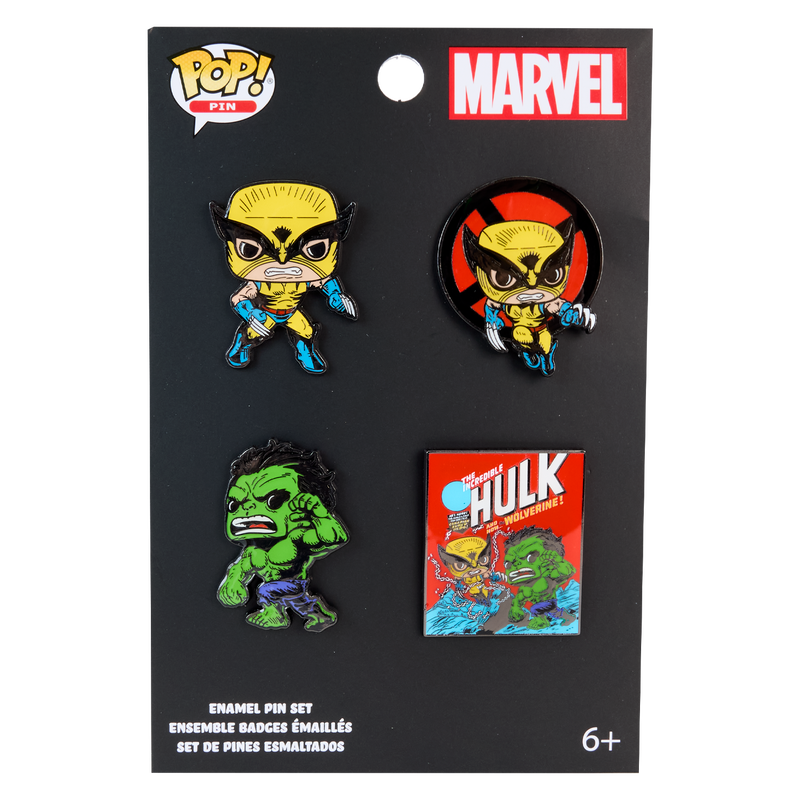Wolverine 50. Jubiläum 4er-Pin-Set