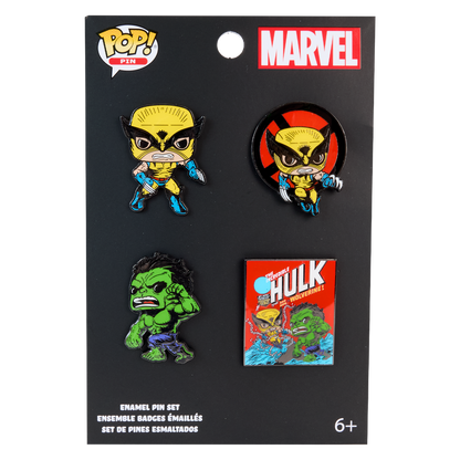 Wolverine 50. Jubiläum 4er-Pin-Set