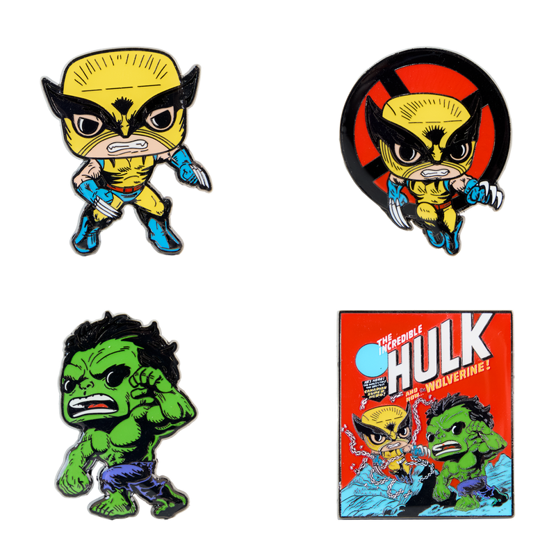 Wolverine 50. Jubiläum 4er-Pin-Set
