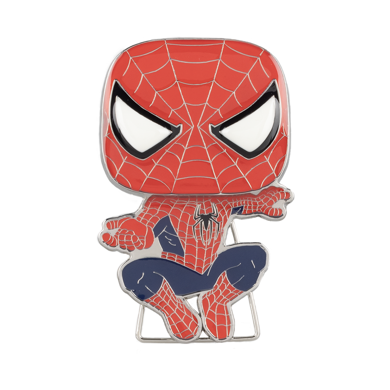 SPIDER-MAN Pop Large Enamel Pin N° 29 Tobey Mcguire POP! PIN FRIENDLY NEIGHBORHOOD SPIDER-MAN (GLOW)