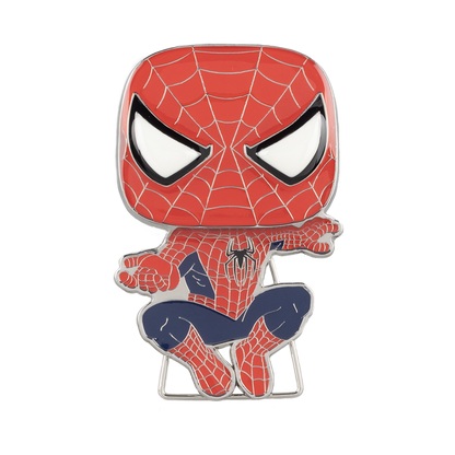 SPIDER-MAN Pop Large Enamel Pin N° 29 Tobey Mcguire POP! PIN FRIENDLY NEIGHBORHOOD SPIDER-MAN (GLOW)