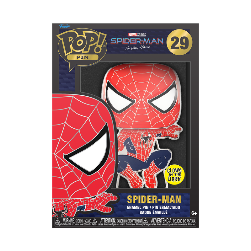 pop pin friendly neighborhood spider man glow 29
