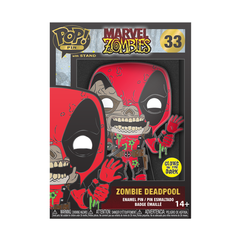 Pop! Pin Zombie Deadpool (Glow)