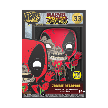 Pop! Pin Zombie Deadpool (Glow)