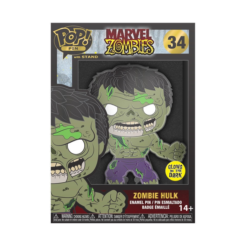 pop pin zombie hulk glow 34
