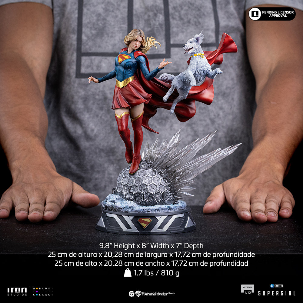 Statue Supergirl & Krypto - Supergirl Movie - Art Scale 1/10 - DC Comics