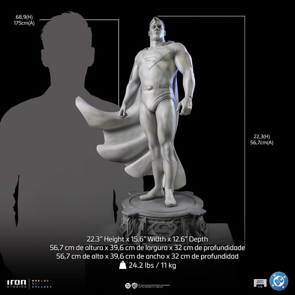 Statue Superman (Marble Version) - DC Trinity - Legacy Replica 1/4 - DC Comics