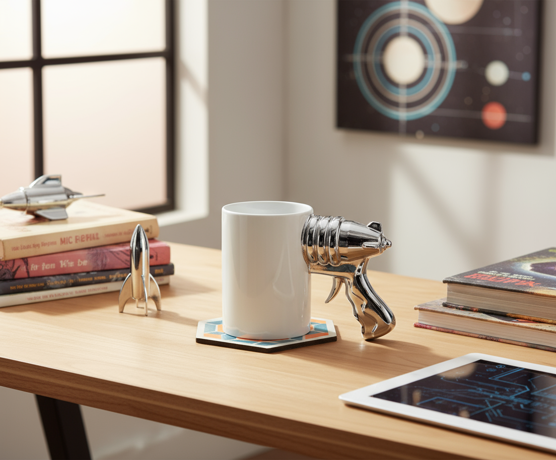 Lazerinio pistoleto puodelis