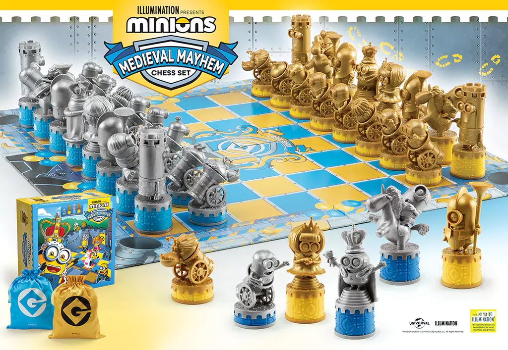Minions Schachbrett - Mittelalterliches Chaos