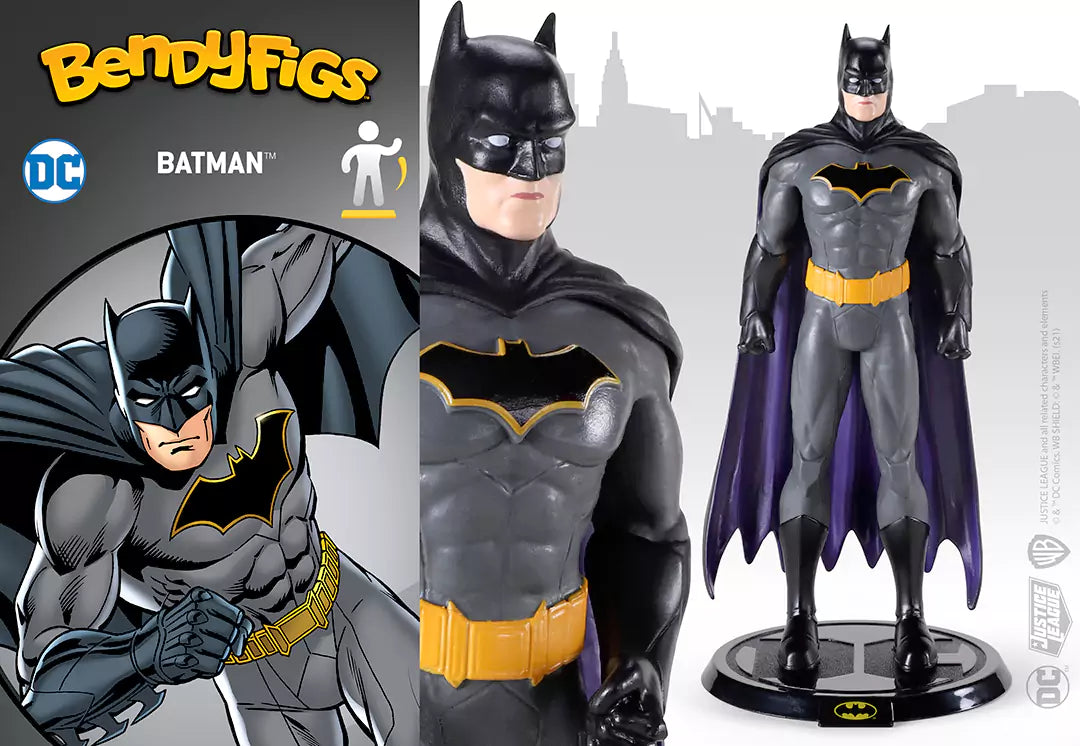 bendyfigs dc comics batman noble collection