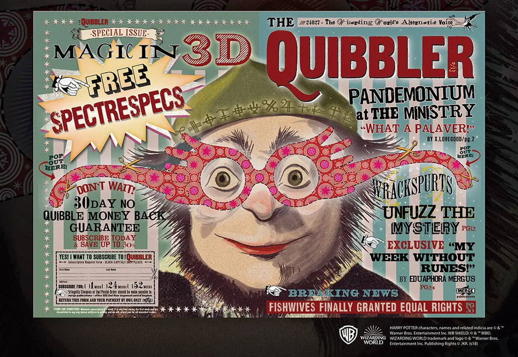 Harry Potter Puzzle - Obálka časopisu Quibbler