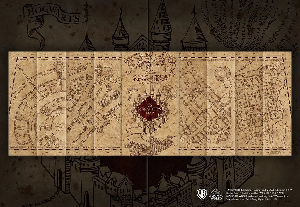 Harry Potter Puslespil - Marauderens Kort
