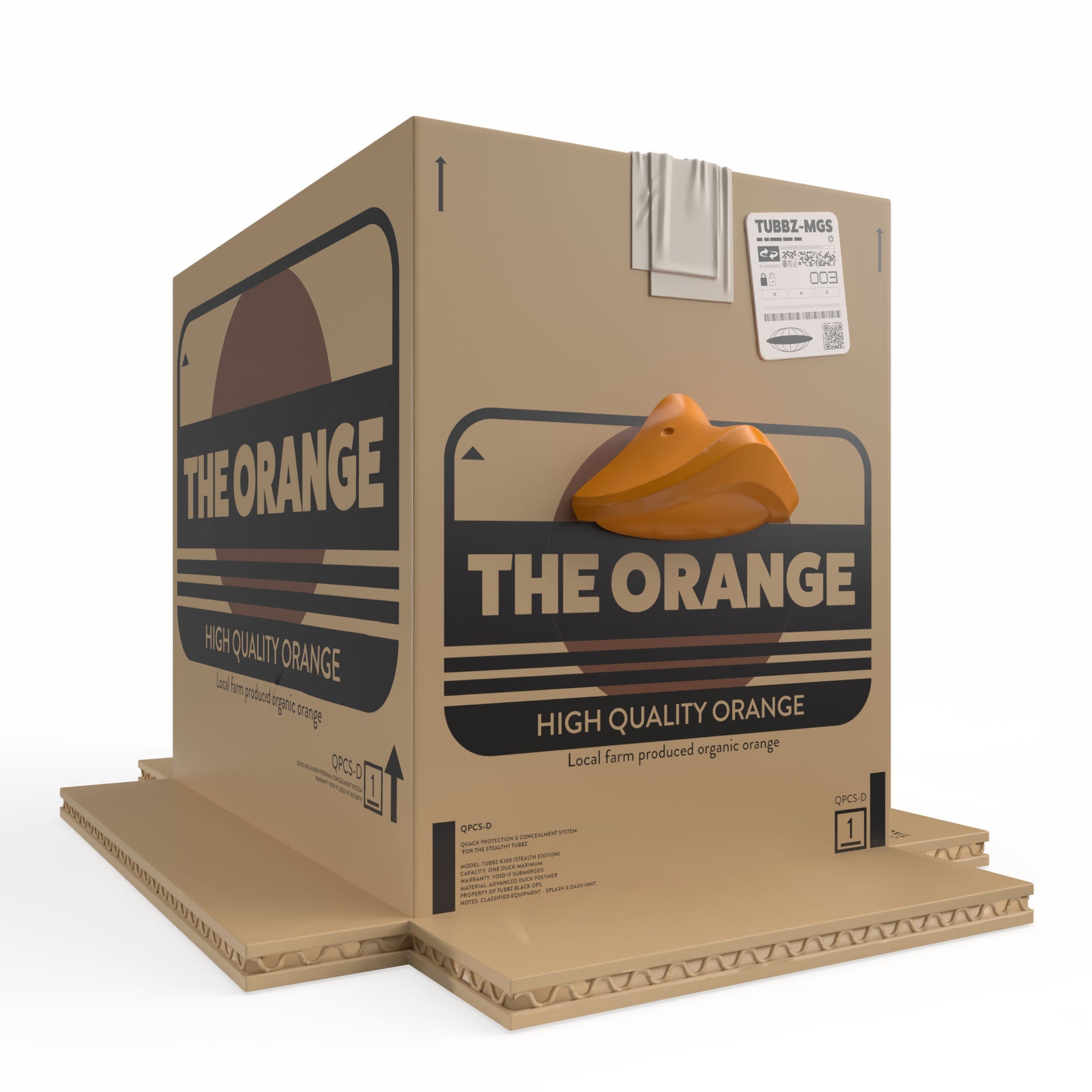 Canard Metal Gear Solid: la Boite Orange TUBBZ (First Edition)