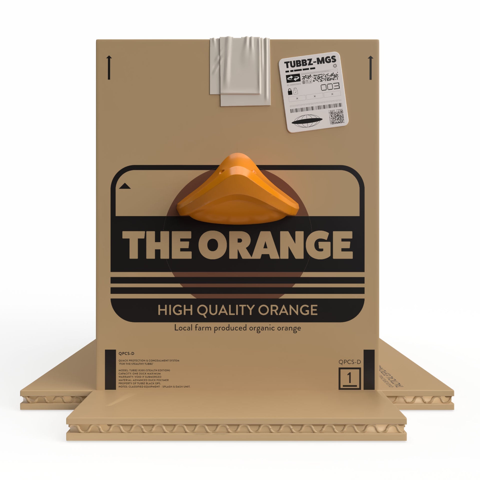 Canard Metal Gear Solid: la Boite Orange TUBBZ (First Edition)