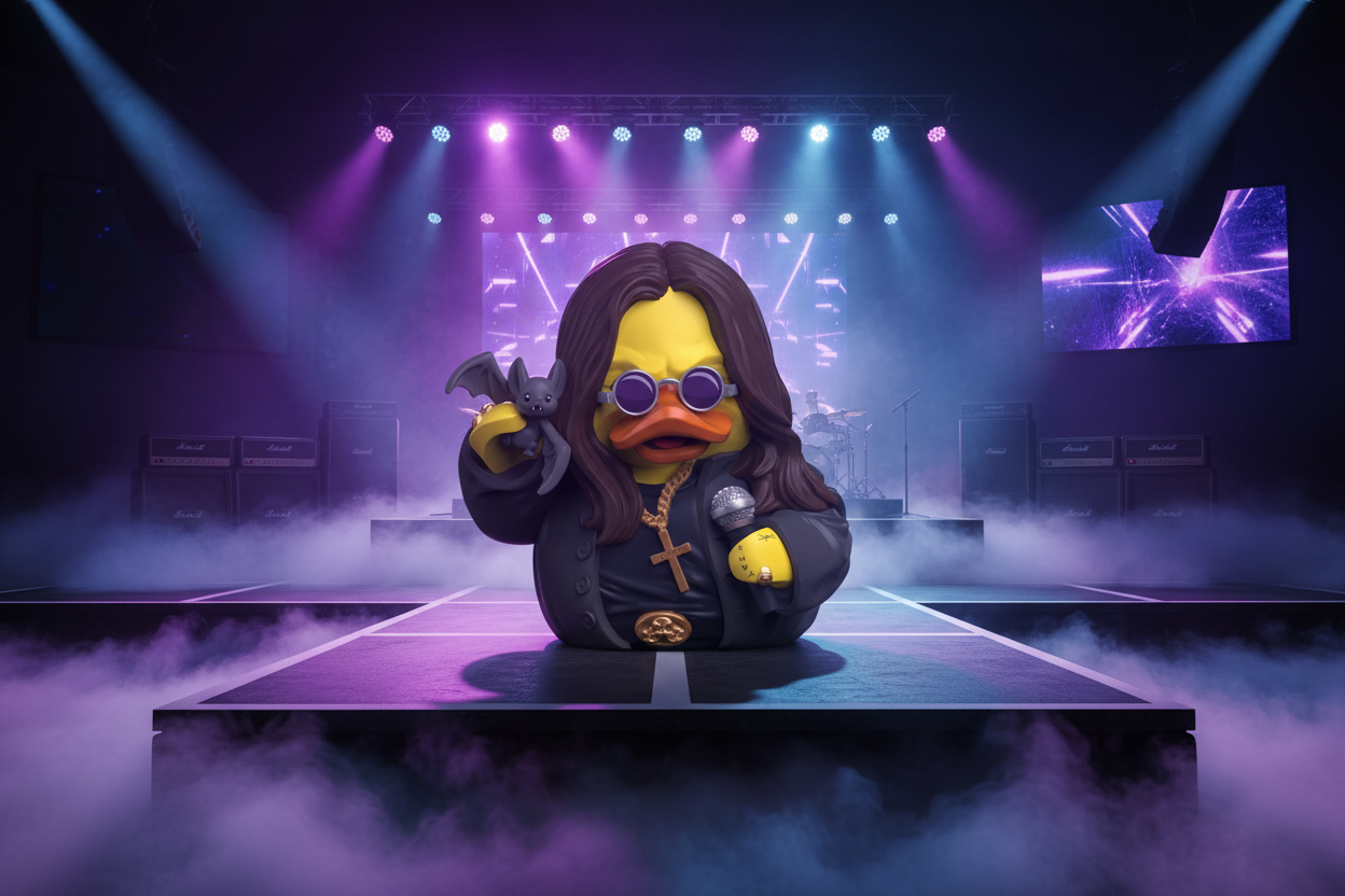TUBBZ Ozzy Osbourne Ente (Erstausgabe)