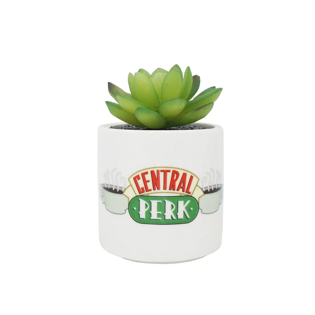Саксия с изкуствени растителни приятели - Central Perk