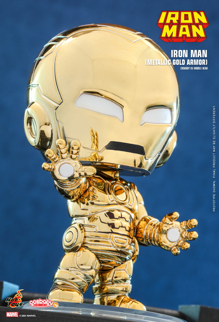 Iron Man (Metalické zlaté brnění) Cosbaby 