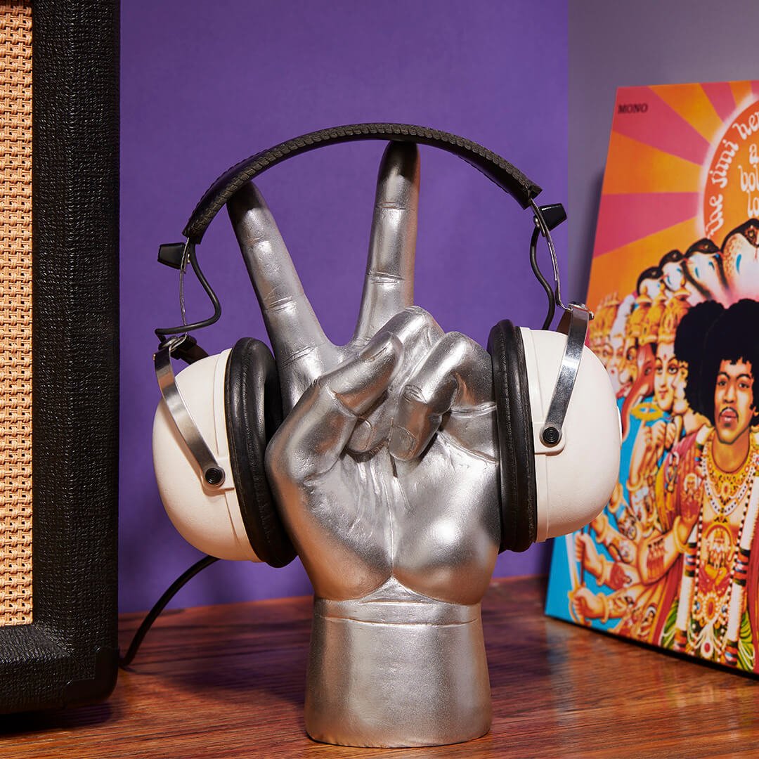 Kopfhörerständer Hand „Peace Out“