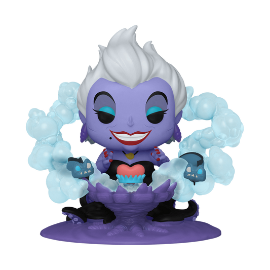 La Petite Sirène Funko POP! Deluxe Disney Villains Vinyl Figurine Ursula on Throne 1089 | Disney figurine Funko