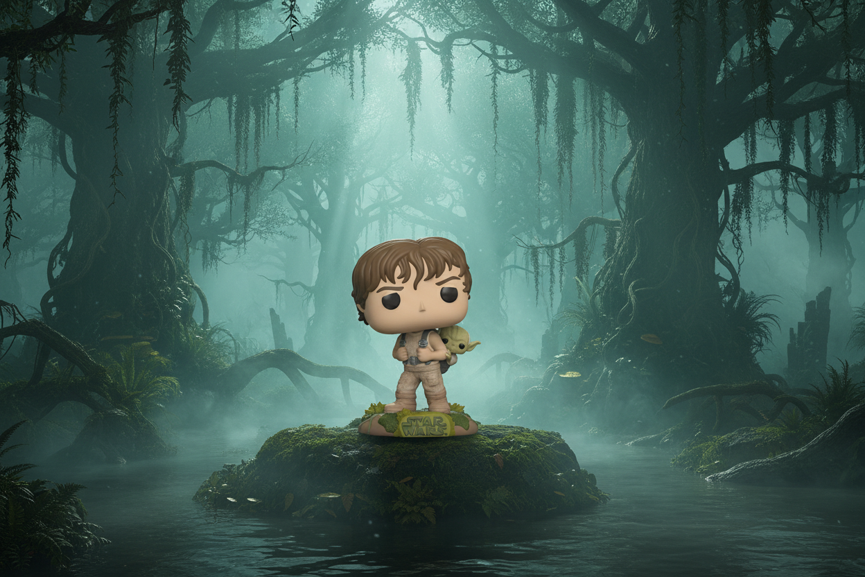 Luke Skywalker ja Yoda 
