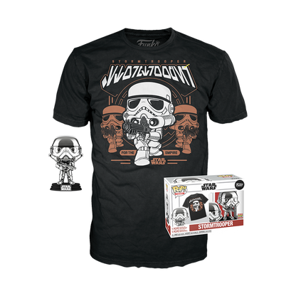 Stormtrooper "Chrome" - Pop! & Tee