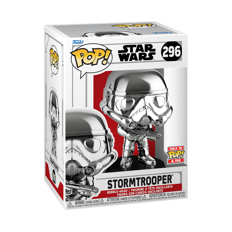 Stormtrooper "Chrome" - Pop! & Tee