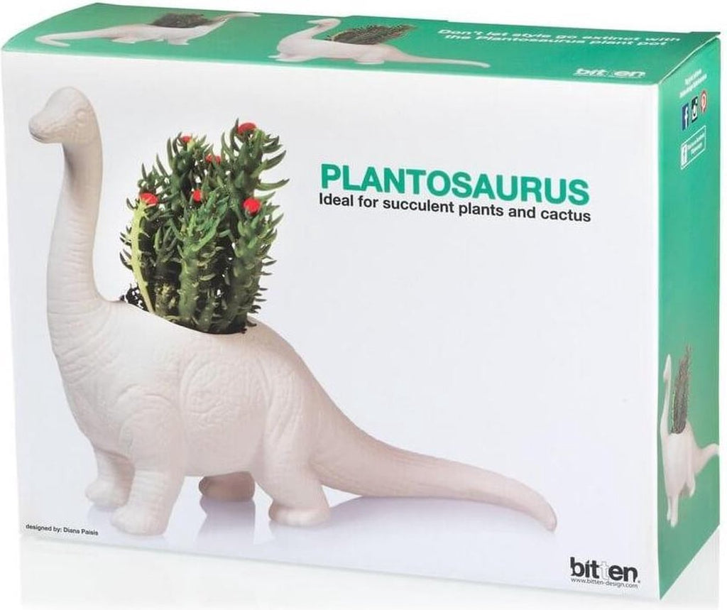 Pot de fleur Dinosaure Plantosaurus Bitten – Cache-pot original