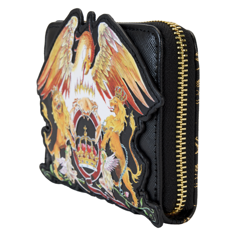 queen-crest-logo-zip-around-wallet
