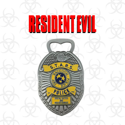 Resident Evil STARS Police Badge Bottle Opener