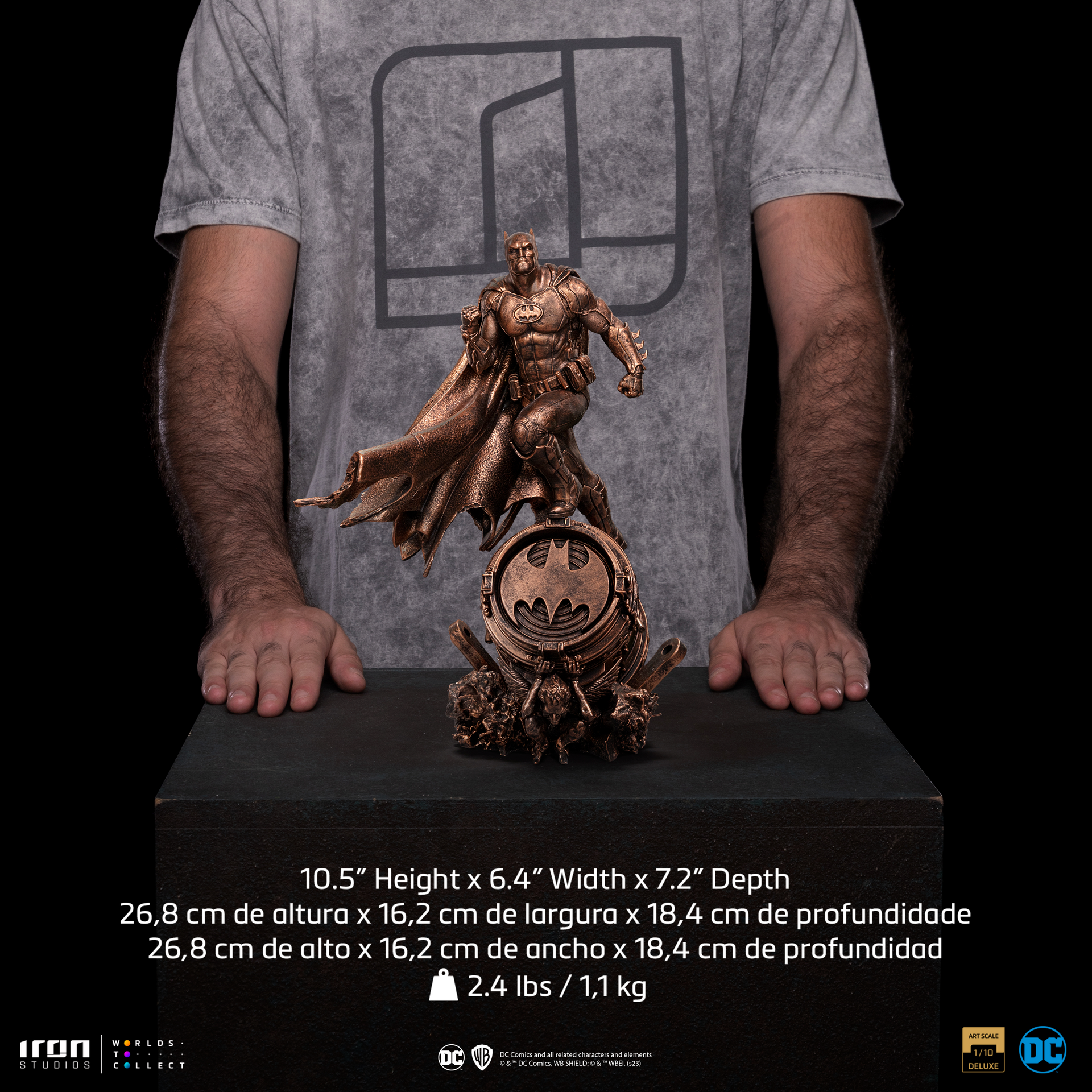 Statue Batman Deluxe (Bronze Version) - DC Comics - Art Scale 1/10